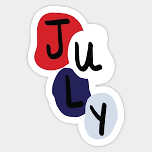 July Sticker